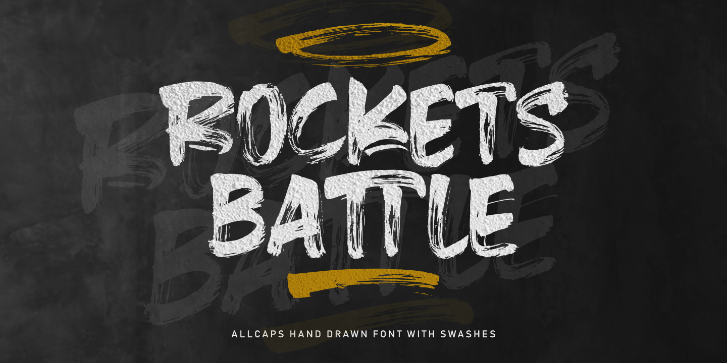 Шрифт Rockets Battle